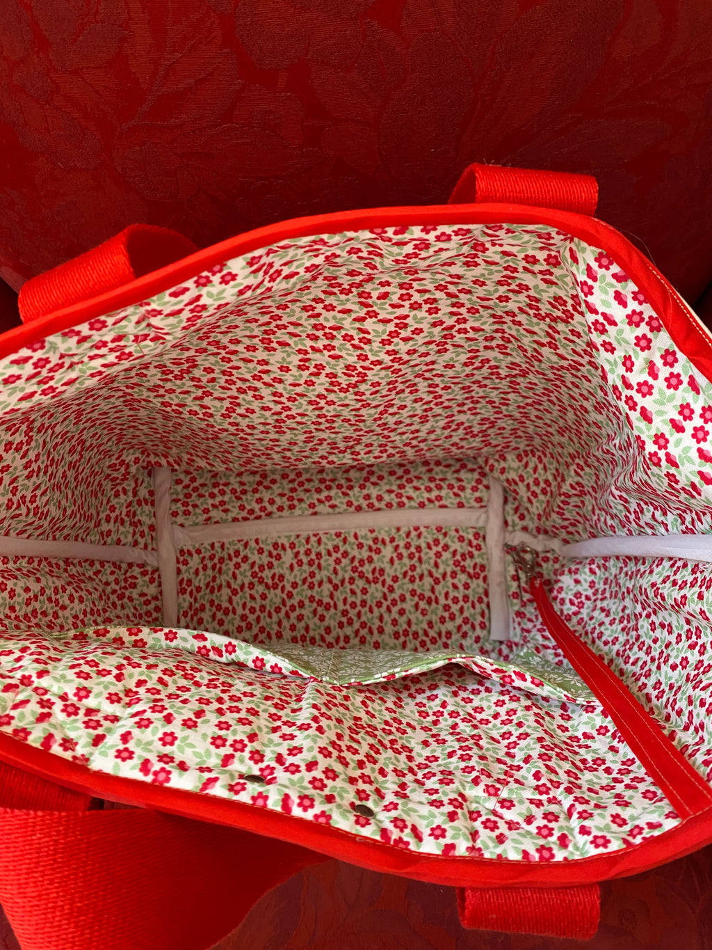 QUILTED BLOCKS TOTE BAG